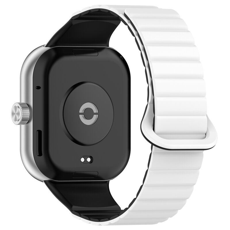 Xiaomi Mi Watch 4用の磁性シリコンストラップ,スマートウォッチの交換,ソフトスポーツブレスレット,アクセサリー