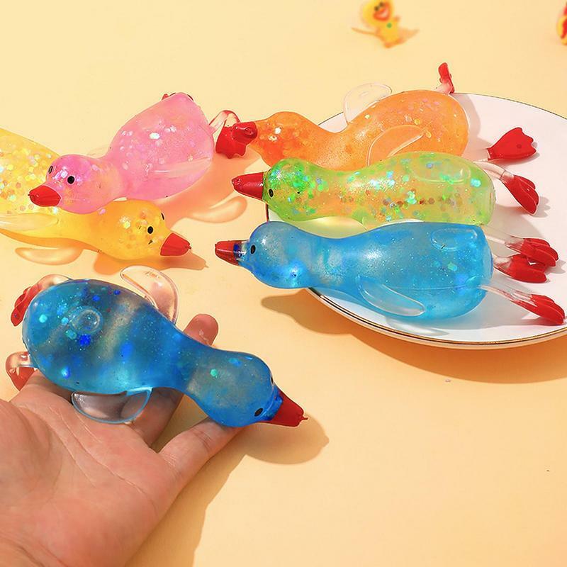 Antystresowa kaczka zabawki do ściskania słodkie zwierzęta Kawaii zabawki wentylacja dla dzieci dorosłych Stretch zabawki dla dzieci