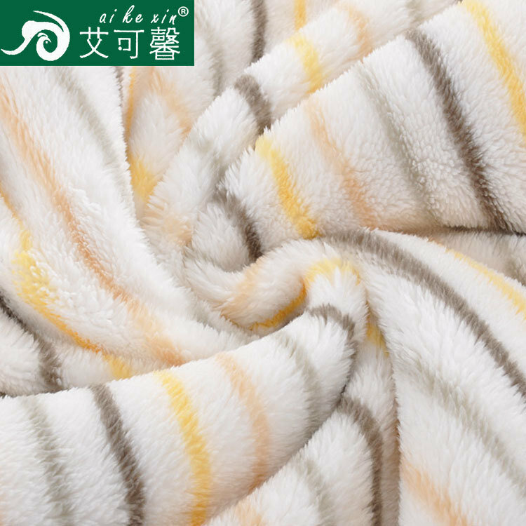 Manta gruesa de algodón con estampado de doble capa para bebé recién nacido, manta cálida y cómoda de lana de cordero para invierno, 75x100cm