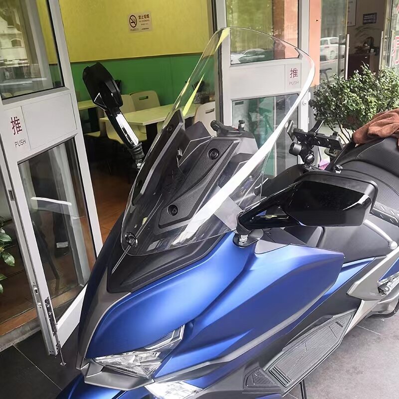 Espelhos retrovisores motocicleta pára-brisa suporte fix frente suporte retrovisor espelho para kymco 400 xciting s400 2019-2022