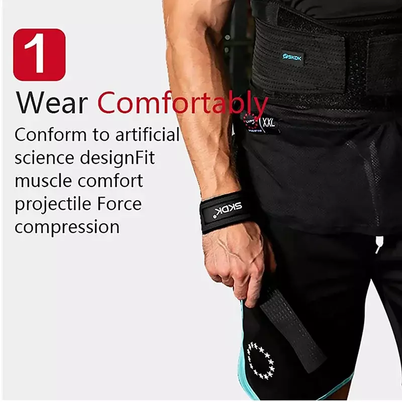 Muñequeras de levantamiento de pesas para entrenamiento de fuerza, Correa antideslizante ajustable para gimnasio, soporte de muñeca, banda de agarre deportiva