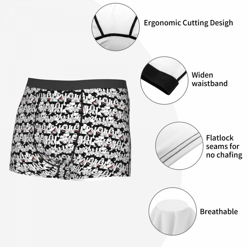 Custom Mickey Mouse Boxers Shorts Men's Briefs Underwear Fashion Underpants