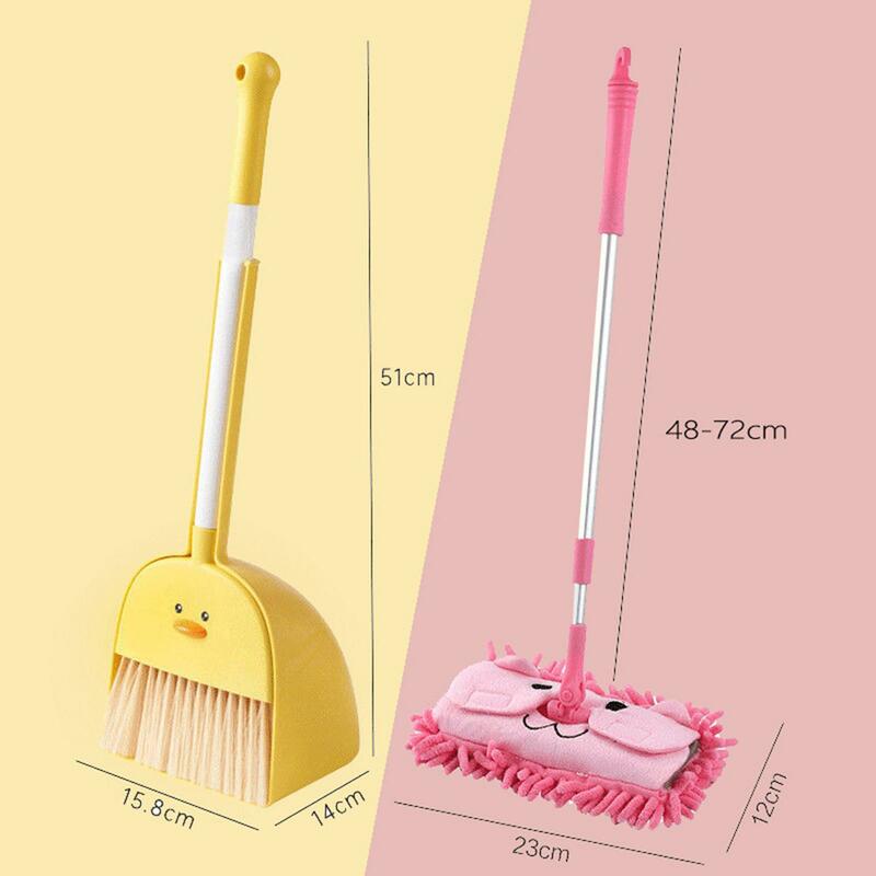 Pretend Play Develop Life Skills Early Learning Role Playing Mini Broom and