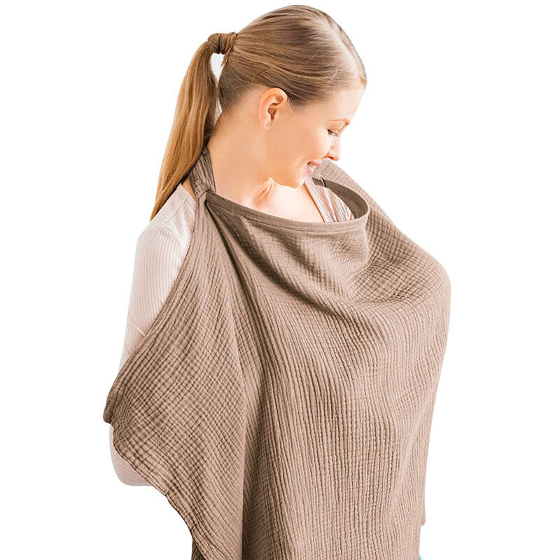 Breathable Breastfeeding Towel Breathable for Going Out Breastfeeding Clothes Cover Up Anti Light Feeding Clothes Shawl