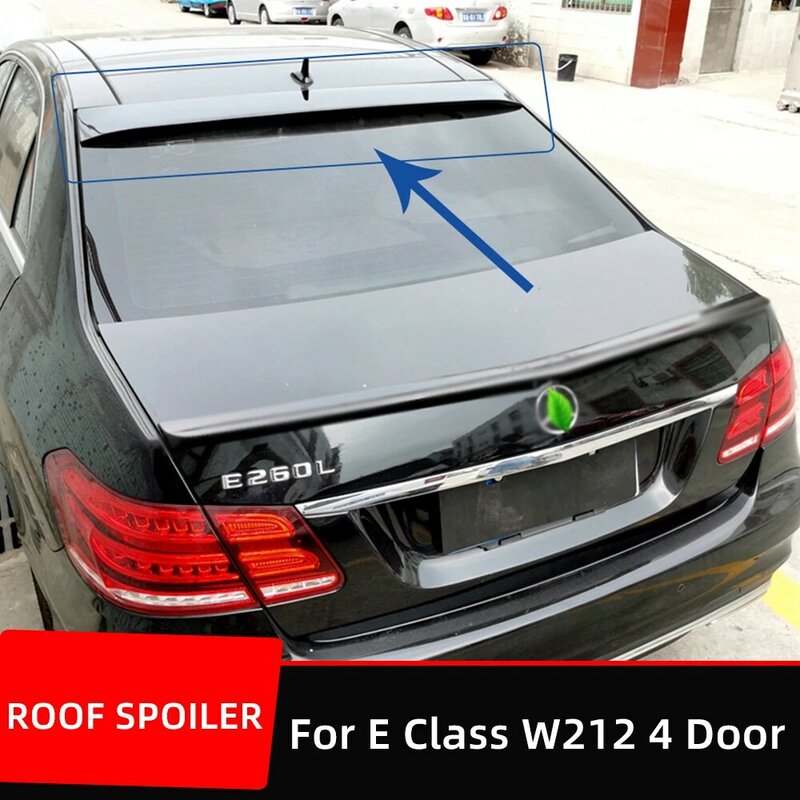 Tylny dach okno pokrywa bagażnika Spoiler samochodu skrzydła dla Mercedes Benz E klasa W212 E180 E200 E260 E300 E320 Sedan 4 drzwi części do zewnątrz