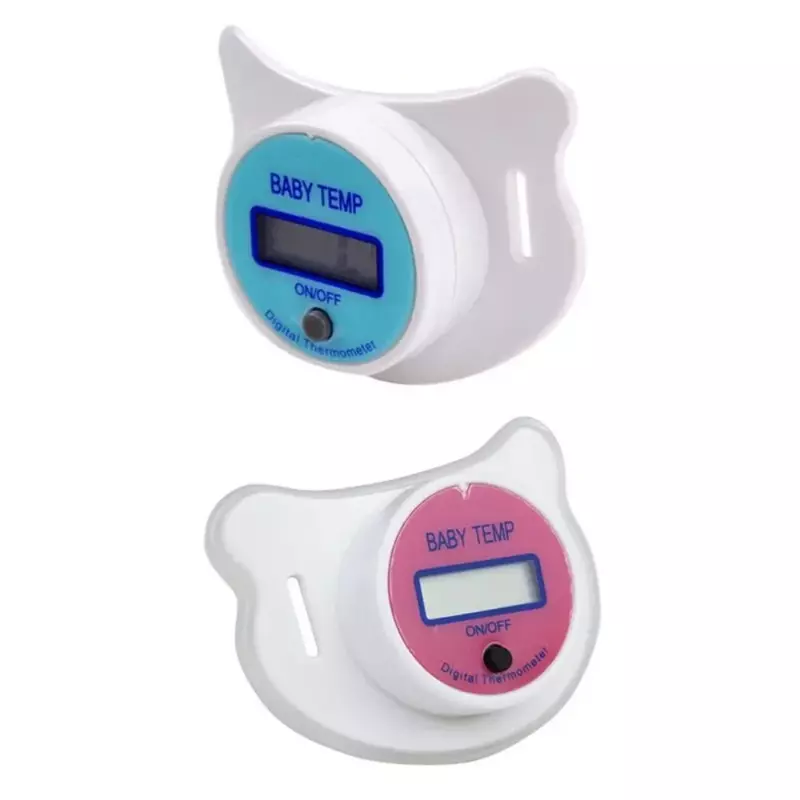 Chupete de temperatura Digital práctico para bebés, termómetro Oral para pezones LCD, alarma bucal, dispositivos electrónicos de temperatura