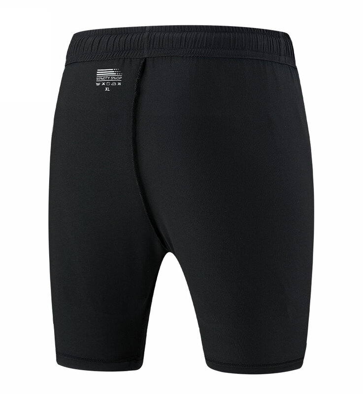 Nuovo per l'estate 2024 falso due pezzi da spiaggia da uomo Quick Dry Running Sports Board pantaloncini neri Casual Oversize 8XL 9XL pantaloni Trouers