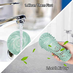 1Pcs Silicone Drain Strainer Household Shower Floor Filter Sink Strainers Hair Catcher For Kitchen Bathroom Accessories