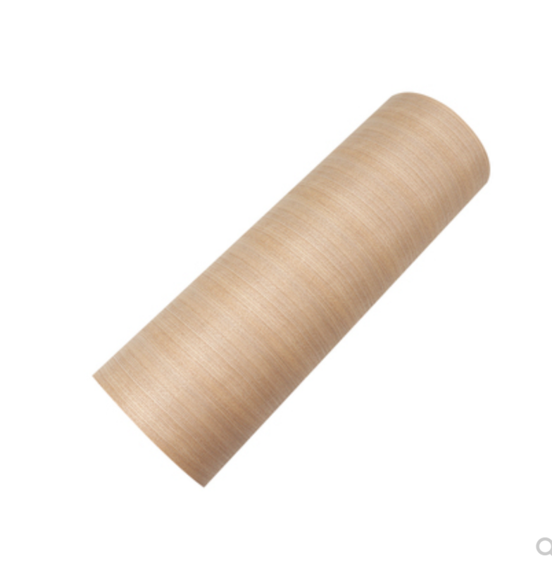 Largura Folheado de madeira natural, grão reto, alargado, L, 2.5m, 580mm, T 0.3mm, franja