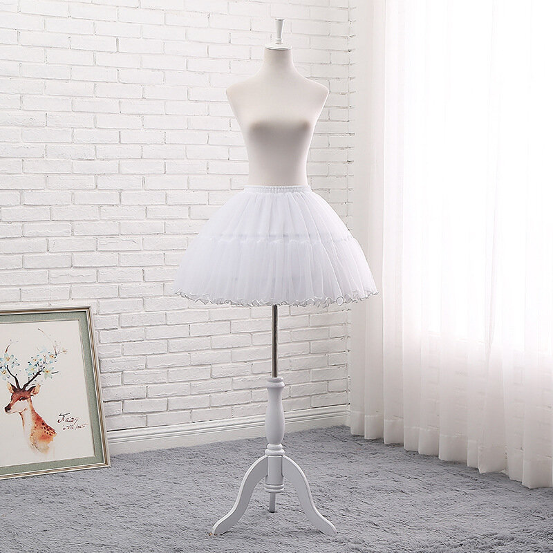 Crinoline Lolita Violence Daily Tutu Skirt Bell Adjustable Lolita Crinoline Cosplay Dress Crinoline