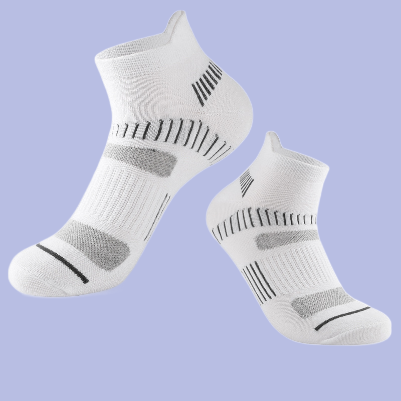 Calcetines deportivos de algodón para hombre, medias cortas de boca baja, absorbentes del sudor y antiolor, para las cuatro estaciones, 5 pares
