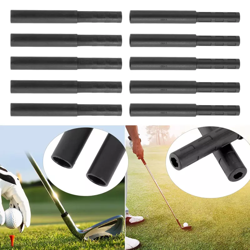 Набор удлинителей для гольф-клуба, комплект из 5 стержней из углеродного волокна, для графита/железа, клюшки, черные аксессуары для гольфа