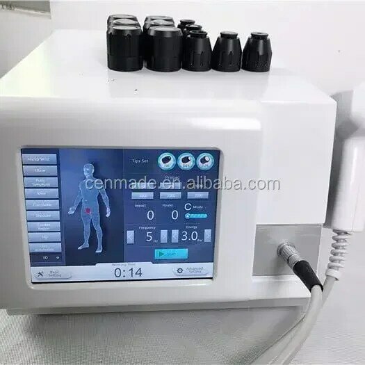 Cenmade Hotselling Medical Class ED Treatment 21Hz Pneumatic Shockwave Physiotherapy Machine