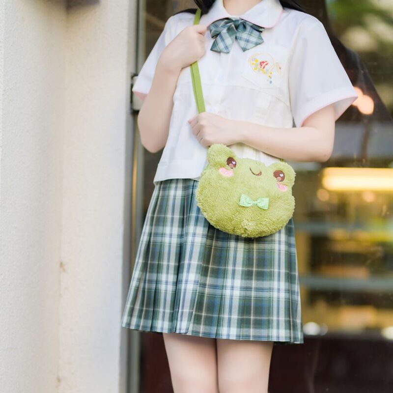 Funny Casual Plush Bag All-match Children Toy Gift Frog Cute Small Bags Korean Style Handbags Women Handbags
