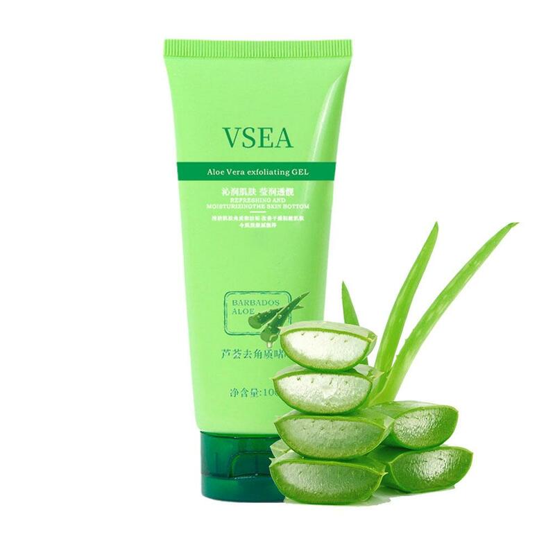 Scrub idratante idratante Gel esfoliante all'aloe Vera la pulizia delicata del corpo del viso può utilizzare prodotti genuini