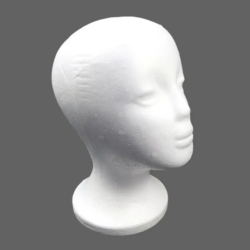 Universal Foam Head Model Exquisite Artificial Wig Display Rack  Display Female Model Head for Jewelry