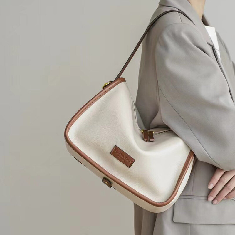 Женская сумка через плечо, Модный дизайнерский саквояж на плечо с подушкой, повседневный вместительный чемоданчик для обеда