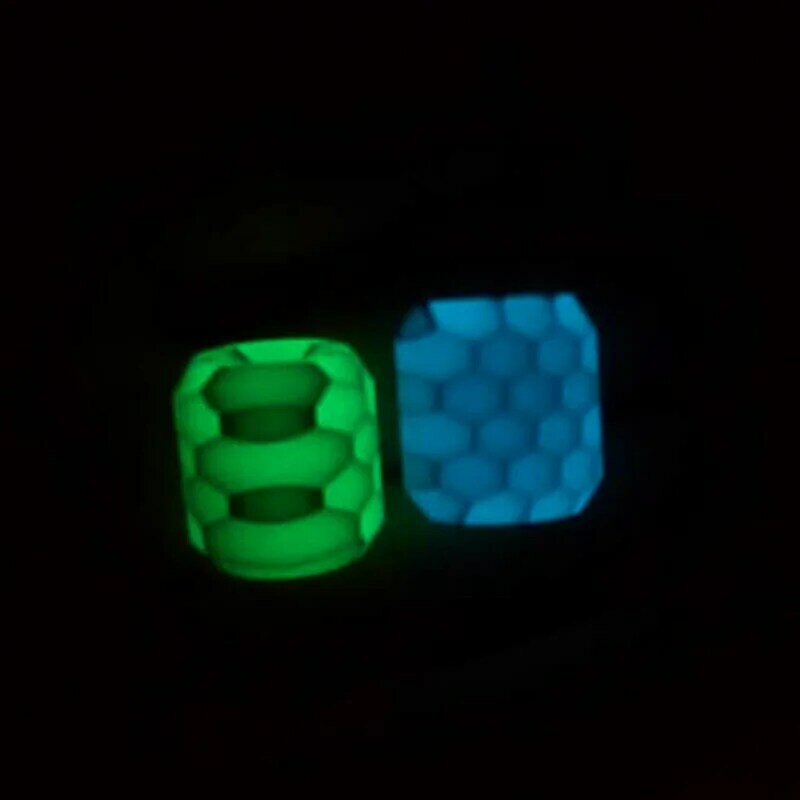 1PC Green Luminous Snakeskin Honeycomb C-Tek Resin Board per coltello tattico impugnature con gambo strumento per fionda fai da te