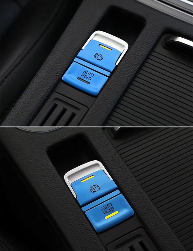 Для VW Golf 7 7,5 MK7 AT 2015-2019 Автомобильный Ручной тормоз Авто удержание P Переключатель стикер крышка защитные аксессуары для отделки