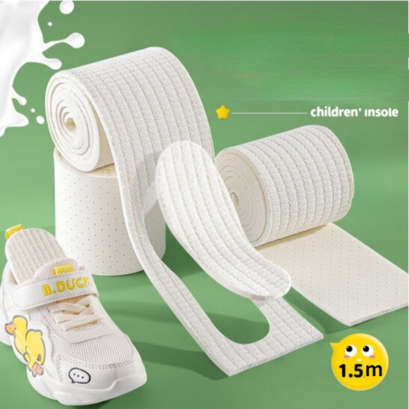 Child Adult Universal Insole Lightness Shoe Accessories Long Sports Insole Damping Shoe Mesh Punching Breathable Insole Soft