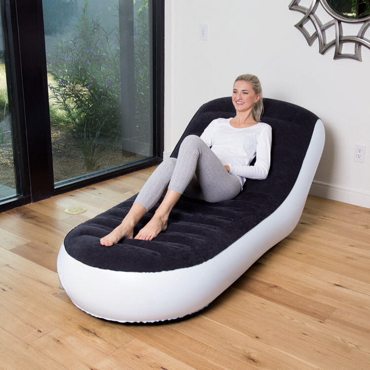 Preguiçoso sofá tatami sofá-cama inflável pequeno apartamento casual lounge chair único pequeno sofá cadeira mulher