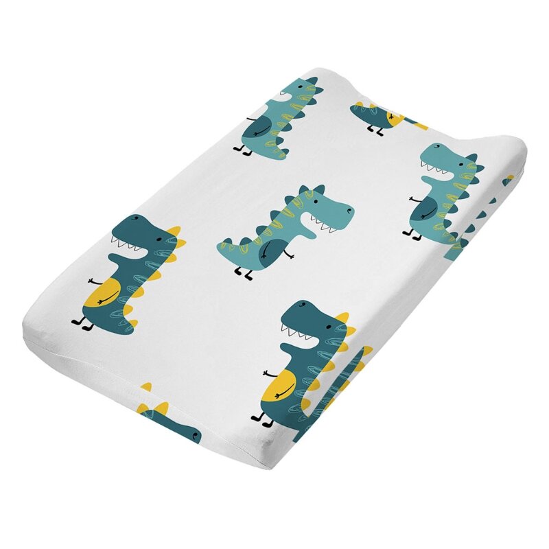 Baby Cotton Nursery Pad Cover Diaper Change Table Sheet Stretchy Print Changing Mat Protector Diaper Changing Pad Liner