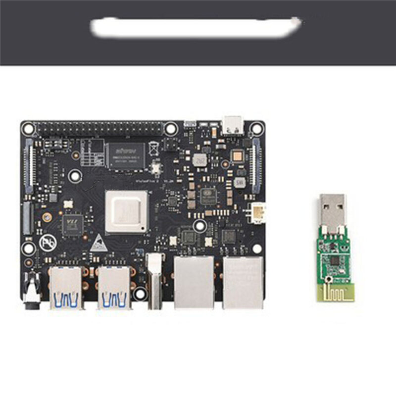 VisionFive 2 RISC-V pojedyncza płyta rozwojowa AI z modułem Wifi dla płyty Open Source StarFive Liunx JH7110