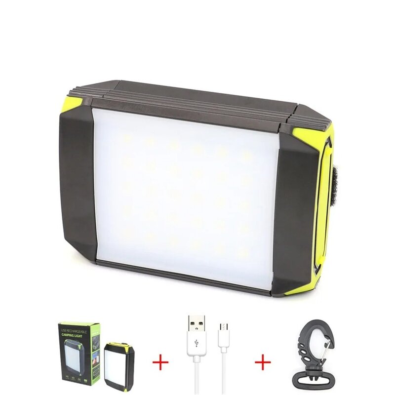 Lampe de secours aste USB multifonctionnelle, lampe de camping, lumière extérieure, veilleuses, banque d'alimentation, éclairage de bain à LED