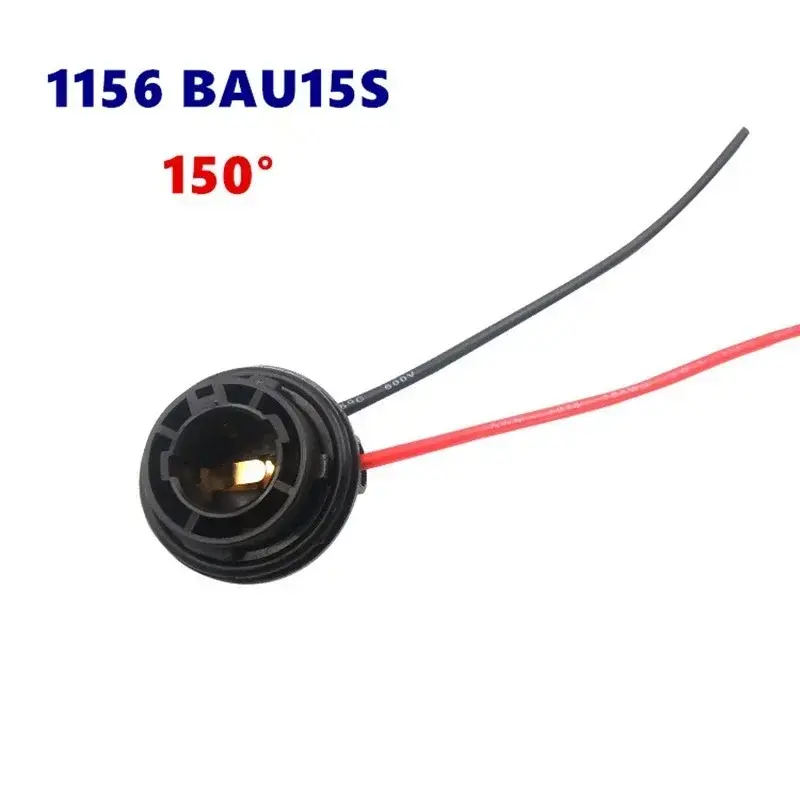 2x 1156 ba15s bau15s 1157 bay15d suporte da lâmpada lâmpadas py21w p21w adaptador base soquete conector para sinal de volta farol luz