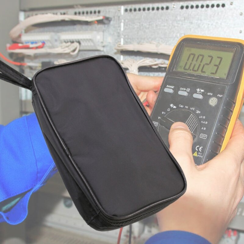 Estuche rígido de viaje para multímetro Digital, accesorio de repuesto para equipo de medición portátil de bolsillo, lona de calidad Industrial