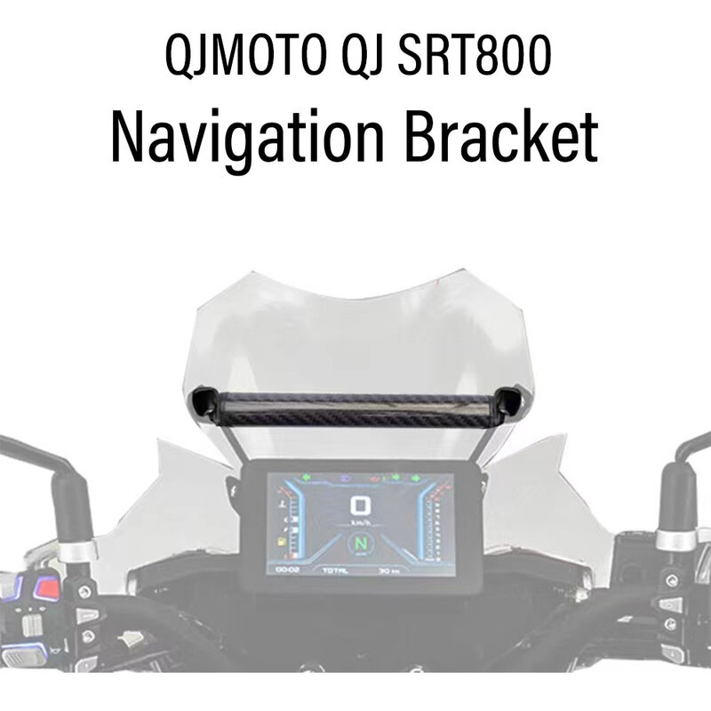 Braket navigasi sepeda motor baru untuk QJMOTO SRT800 SRT800X 800SRT SRT 800X dudukan telepon seluler braket pelat GPS