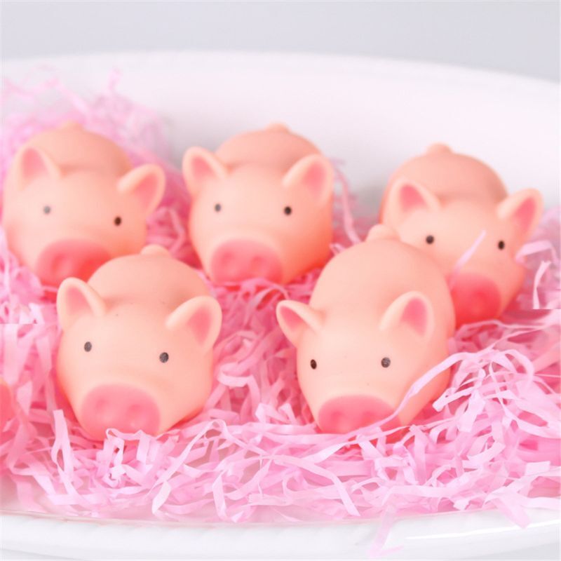 Realistic Pig Squishy Ball Cartoon Toy Soft Squishy Toy Ball Interactive Toy Super for Offices Decompress Dropship