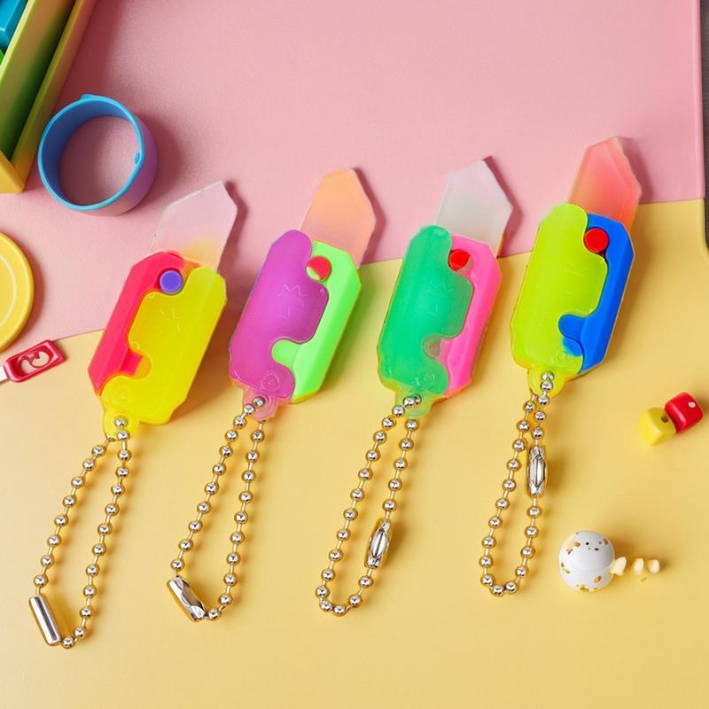 Fidget Toys For Kids Banana Radish Shape Fidget Toys Children Finger Exercise Entertainment Toys Boys Girls Cute Bag Pendant