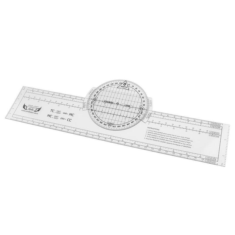 Пластиковый вращающийся плоттер 13,2x2,4 дюйма для печати навигационных принадлежностей