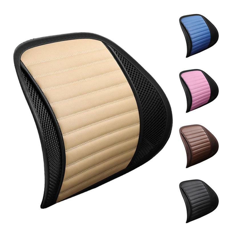 Car Seat Back Cushion orthopedic memory foam comfortable  Non slip Lumbar Support   Improves Posture with Strap Auto Accessories