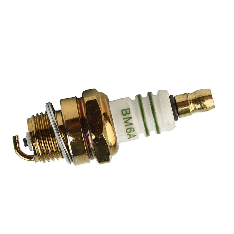 Universal Spark Plug para pequenos motores com eletrodo de núcleo de cobre, acessórios para serra a gasolina, BM6A, 52 58, 1Pc