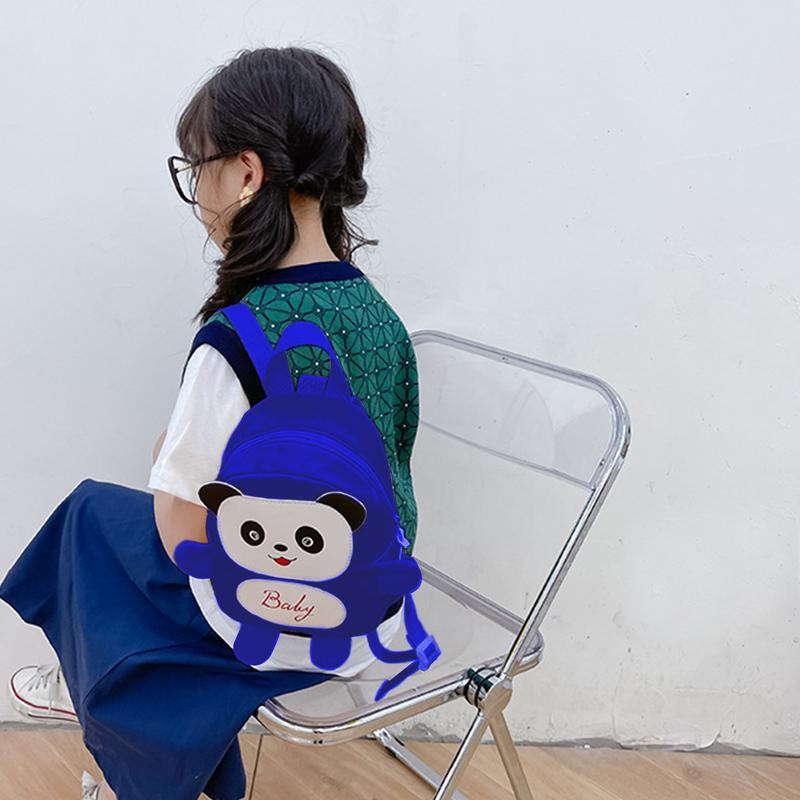 Zaino carino per bambini zaino Panda cartone animato per ragazze ragazzi organizzatori da viaggio per bambini con cinturino di prevenzione perso per snack