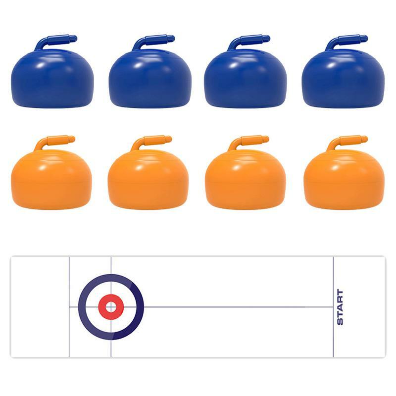 Curling Board Game Mini Board Curling Tabletop Game Set Smooth And Delicate Mini Tabletop Games For School Parties Home And