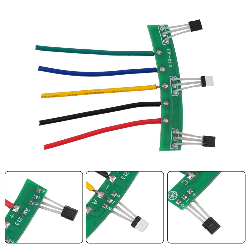 PCB Ebike Sensor Ferramenta, Cabo PCB Board Parte, durável, alta qualidade, prático, Peso 10G, Fio 3147, 5cm de comprimento