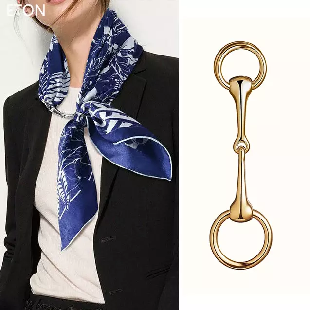 Mors sciarpa anello fascino sciarpa fibbia Clip spille porta sciarpe scialli accessori gioielli Mors 90 cm