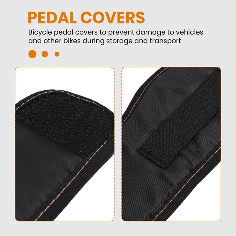Capas antiderrapantes do pedal da bicicleta, resistente ao desgaste, proteção do pedal da bicicleta para MTB, estrada, toda a placa do pedal, 1 par