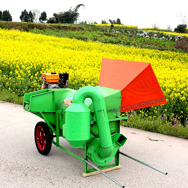 Debulhadora debulhadora moderna da colza da completo-alimentação 90 autônomo mais rodas de trituração da palha da máquina do trigo da soja multi-funcional