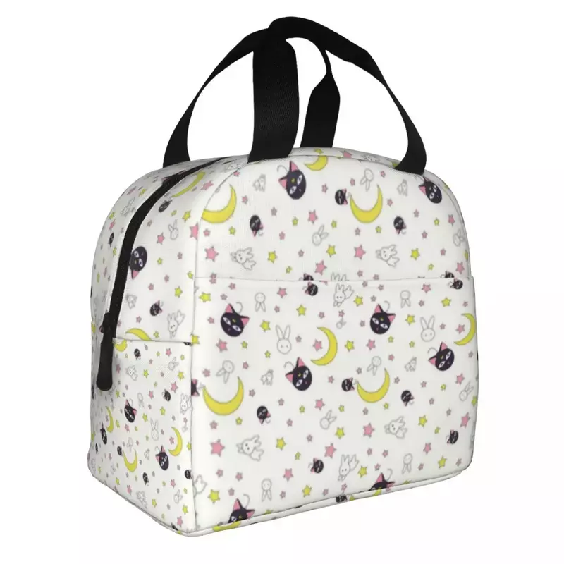 Marinaio Anime Moon Girl Lunch Bag Thermal Cooler Insulated Lunch Box per le donne Kids Work School Food Picnic Tote Container