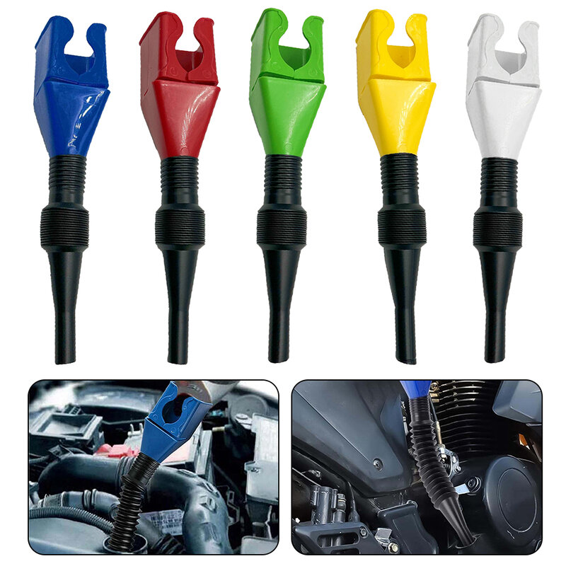 Flexible Car Refueling Funnel With Filter Car Motorcycle Truck Engine Oil Gasoline Filling Funnels Extension Pipe Tools