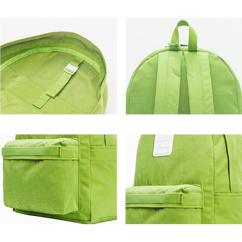 M Japan-mochila de estilo moderno Para Mujer, morral escolar de nailon, impermeable, Para adolescentes y niños