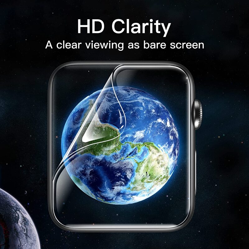 Film protecteur d'écran pour Apple Watch, film hydrogel souple, série iWatch Ultra 9, 8, 7, 6, SE 5, 45mm, 41mm, 40mm, 38mm, 42mm, 44mm, 49mm