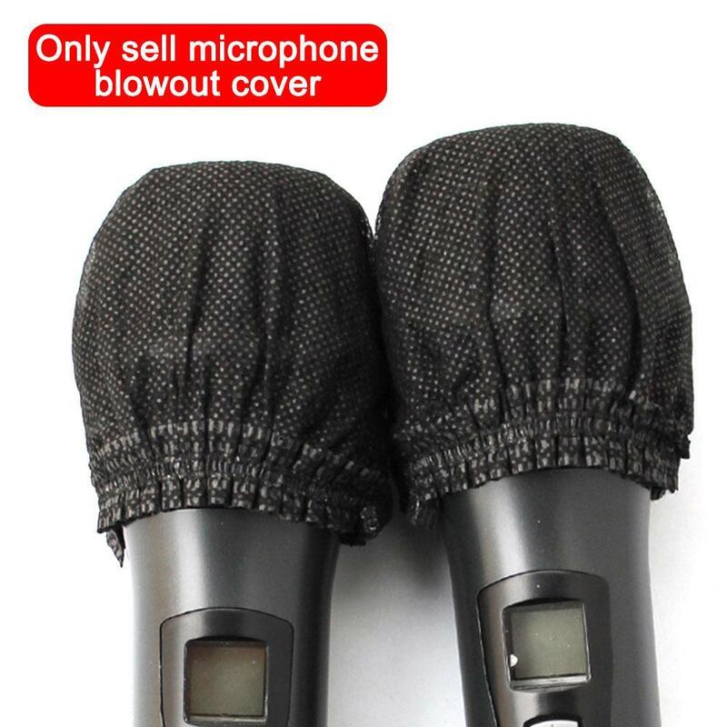 Ультратонкий одноразовый рукав для микрофона из нетканого материала U-образный O-образный пшеничный чехол KTV рукав для микрофона анти-распылитель