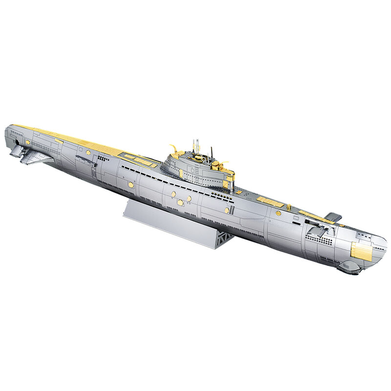 Eccool-潜水艦のビルディングブロック,3Dメタルパズル,10代の最高のギフト