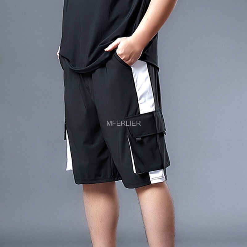 Summer 7XL 140kg Oversize Shorts Men 5XL 6XL Large Size Elastic Waist Thin Style Loose Shorts