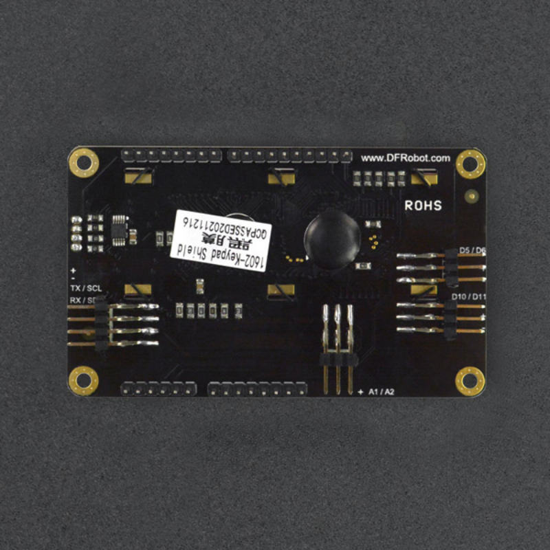 Плата расширения для ЖК-клавиш Arduino RGB I2C LCD1602 с цветным текстом